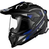 LS2 LS2 MX701 Explorer Carbon Helmet Adventure Blue - Thumbnail 1