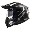 LS2 LS2 MX701 Explorer Carbon Helmet Adventure Blue - Thumbnail 2