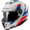 LS2 LS2 FF808 Stream II Helmet Vintage White Blue Red - Thumbnail 1