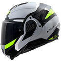 FF910 Advant II Helmet Triple Light Grey H-V Yellow