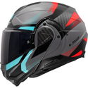 FF910 Advant II Helmet Triple Nardo Grey Blue Red