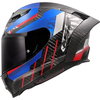 LS2 LS2 FF807 Dragon Helmet Trax Blue Red - Thumbnail 2