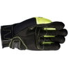 Five RS4 Gloves Black Flo Yellow Size: Mens - S