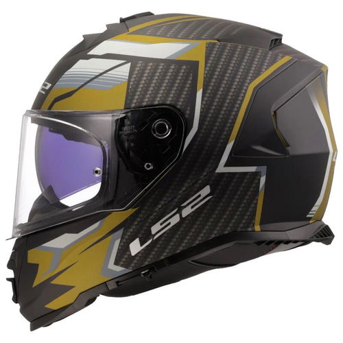 LS2 FF800 Storm II Helmet Tracker Black Gold