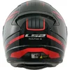 LS2 LS2 FF353 Rapid II Helmet Circuit Black Red - Thumbnail 4