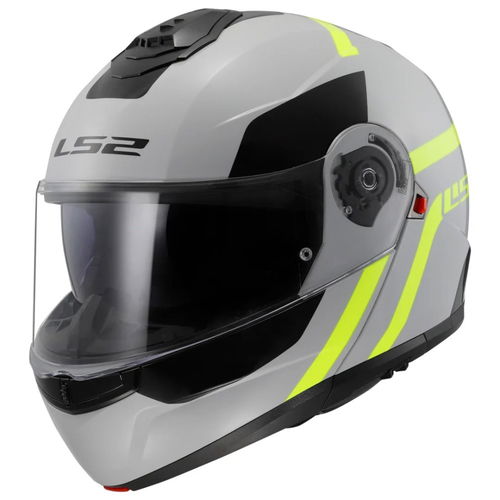 LS2 FF908 Strobe II Helmet Code H-V Yellow Grey