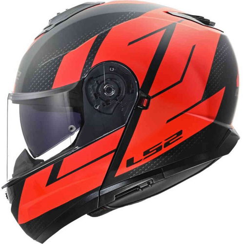 LS2 FF908 Strobe II Helmet Code Black Red