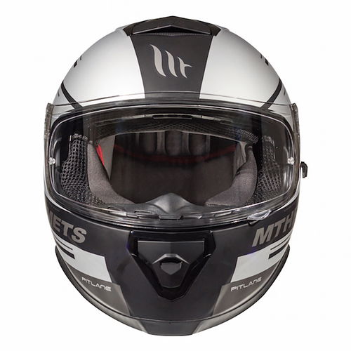MT Thunder 3 Pitlane Helmet Matt Black Grey Size: S