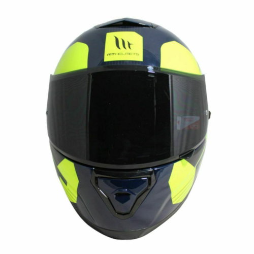 MT Thunder 3 Ray Helmet Navy Fluo Yellow Size: S
