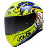 MT Targo Joker Helmet Blue Fluo Yellow Size: S