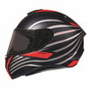 MT Targo Doppler Helmet Matt Black Red Size: S