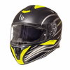 MT Targo Doppler Helmet Matt Black Fluo Yellow Size: S