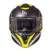 MT Targo Doppler Helmet Matt Black Fluo Yellow Size: S