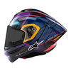 Alpinestars Alpinestars Supertech R10 Helmet Martinator LE Blue Purple Red - Thumbnail 3