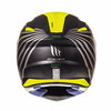 MT Targo Doppler Helmet Matt Black Fluo Yellow Size: S