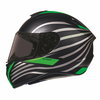 MT Targo Doppler Helmet Matt Black Green Size: S
