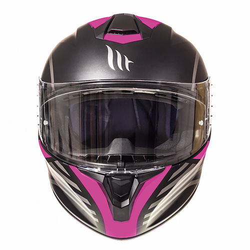 MT Targo Doppler Helmet Matt Black Pink Size: S