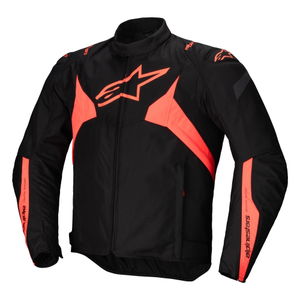 Alpinestars T-Jaws V4 Waterproof Jacket Black Red Fluo