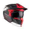 MT MT Streetfighter SV S Helmet Totem Matt Black Red White - Thumbnail 2
