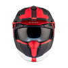 MT MT Streetfighter SV S Helmet Totem Matt Black Red White - Thumbnail 3
