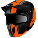 Streetfighter Twin Helmet Matt Black Fluo Orange