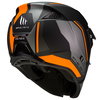 MT Streetfighter Twin Helmet Matt Black Fluo Orange Size: S
