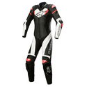 Stella GP Plus 1Pc Leather Suit Black White Bright Red