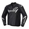 Alpinestars Alpinestars Faster V3 Leather Jacket Black White - Thumbnail 1