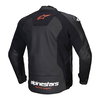 Alpinestars Alpinestars Faster V3 Leather Jacket Black Red Fluo - Thumbnail 2