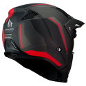 Streetfighter Twin Helmet Matt Black Red
