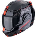 Exo-Tech Evo Helmet Traveller Black Red