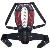 Nucleon Plasma Back Protector Black White Red