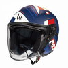 MT Avenue Sideway Helmet Matt Blue Red White Size: S