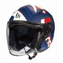 Avenue Sideway Helmet Matt Blue Red White