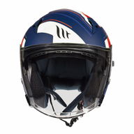 Avenue Sideway Helmet Matt Blue Red White