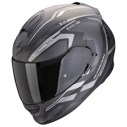 Scorpion EXO 491 Helmet Kripta Black Silver