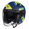 MT Avenue Sideway Helmet Matt Blue Green Fluo Yellow Size: S