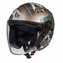 Avenue Sideway Helmet Gold Green