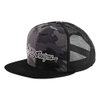 Troy Lee Designs Troy Lee Designs Signature Trucker Cap Camo Black Silver - Thumbnail 1