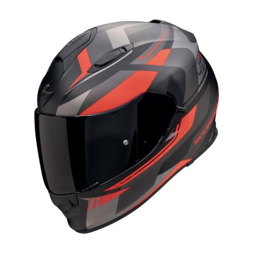 Scorpion EXO 491 Helmet Abilis Black Red