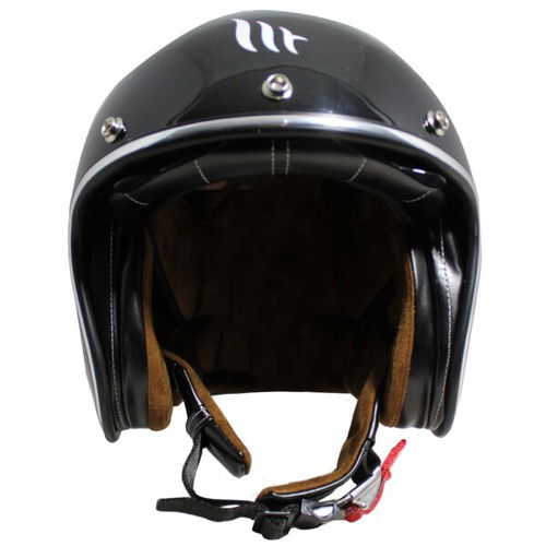 MT Le Mans 2 Skull & Roses Helmet Black Red Size: S