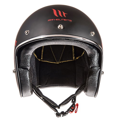 MT Le Mans 2 Divenire Helmet Matt Black Red Size: S