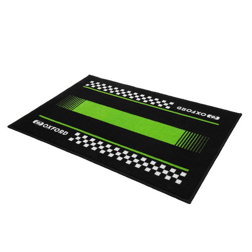 Oxford Products Door Mat 90 x 60cm Pitlane Green