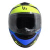 MT Thunder Torn Kids Helmet Fluo Yellow Blue Size: S