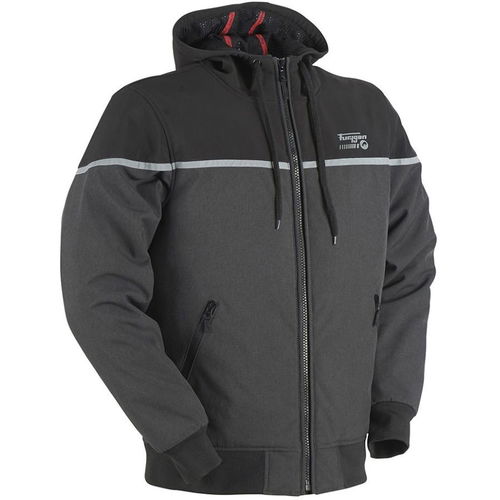 Furygan Sektor Jacket Black Grey Size: Mens UK - M