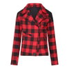 MotoGirl MotoGirl Jessie Flannel Jacket Red - Thumbnail 1
