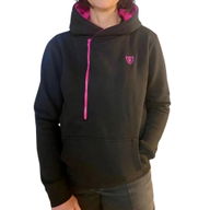 Helmet Hoodie Pink Black