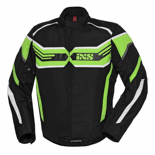 IXS RS-400-ST Sport Jacket Black Green White