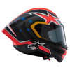 Alpinestars Alpinestars Supertech R10 Helmet Miller Carbon Red Matt - Thumbnail 5