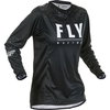 Fly Fly Lite Womens Jersey Black White - Thumbnail 1